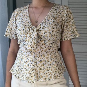 Abercrombie Floral Blouse